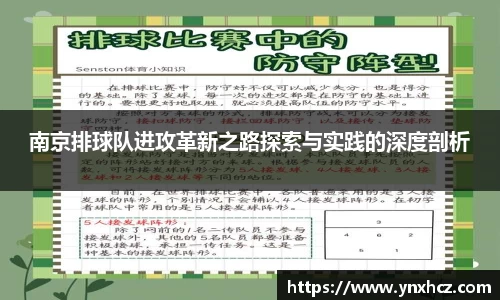 南京排球队进攻革新之路探索与实践的深度剖析
